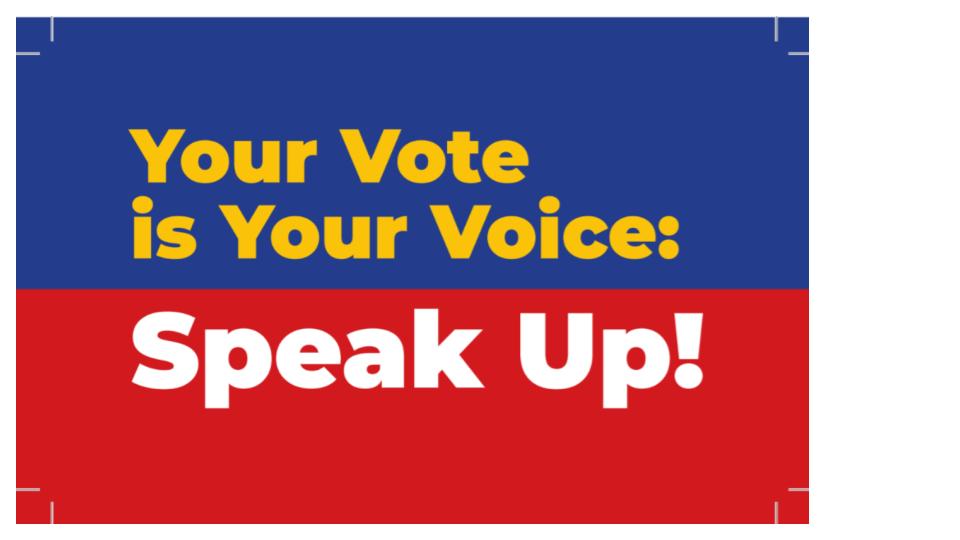 Your Vote is Your Voice!